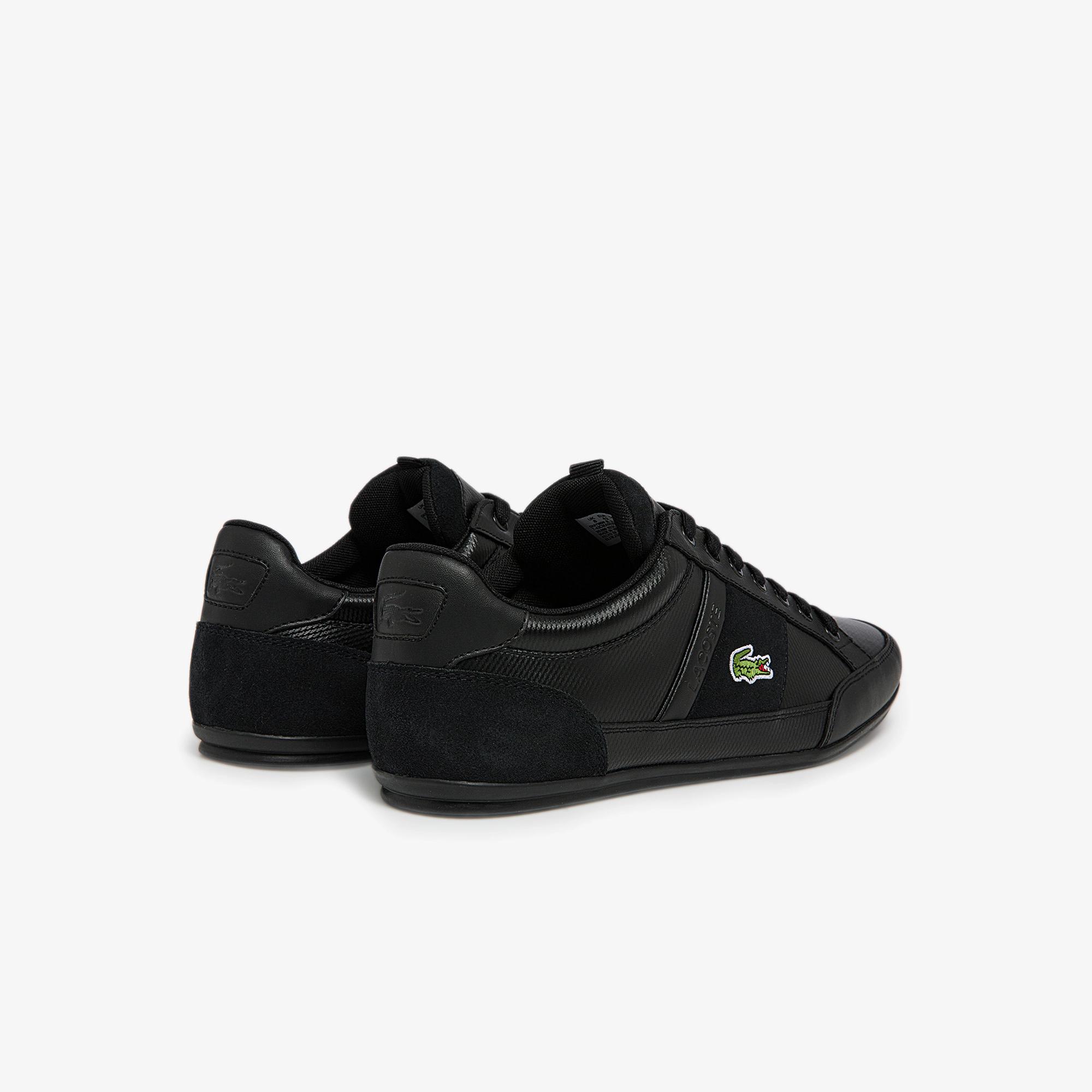 Giày Lacoste Chaymon Bl Leather Tonal Sneakers Nam Đen