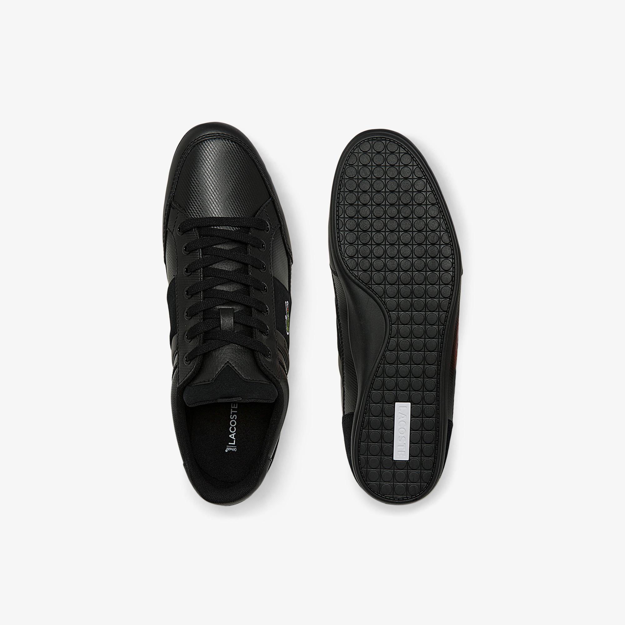 Giày Lacoste Chaymon Bl Leather Tonal Sneakers Nam Đen