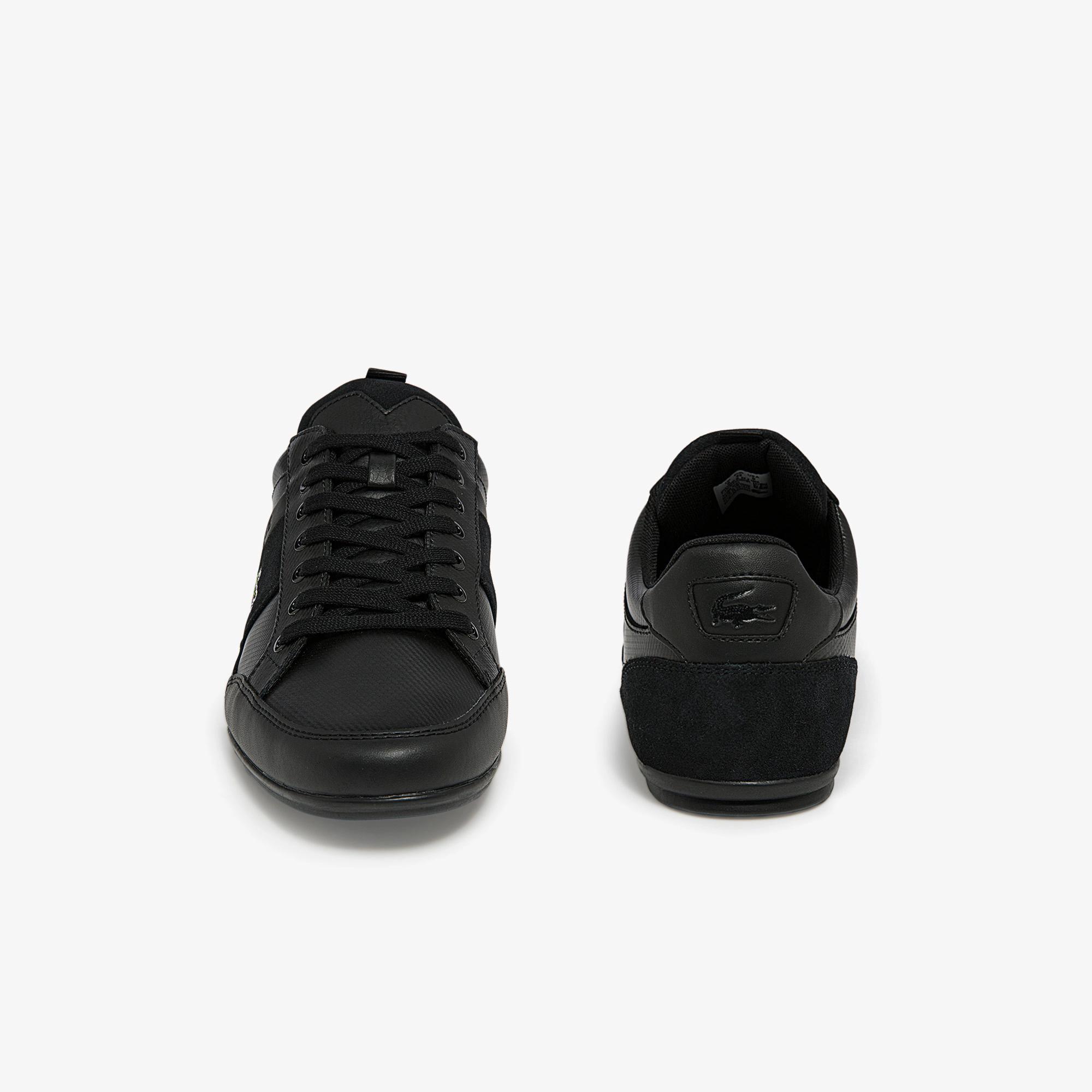 Giày Lacoste Chaymon Bl Leather Tonal Sneakers Nam Đen