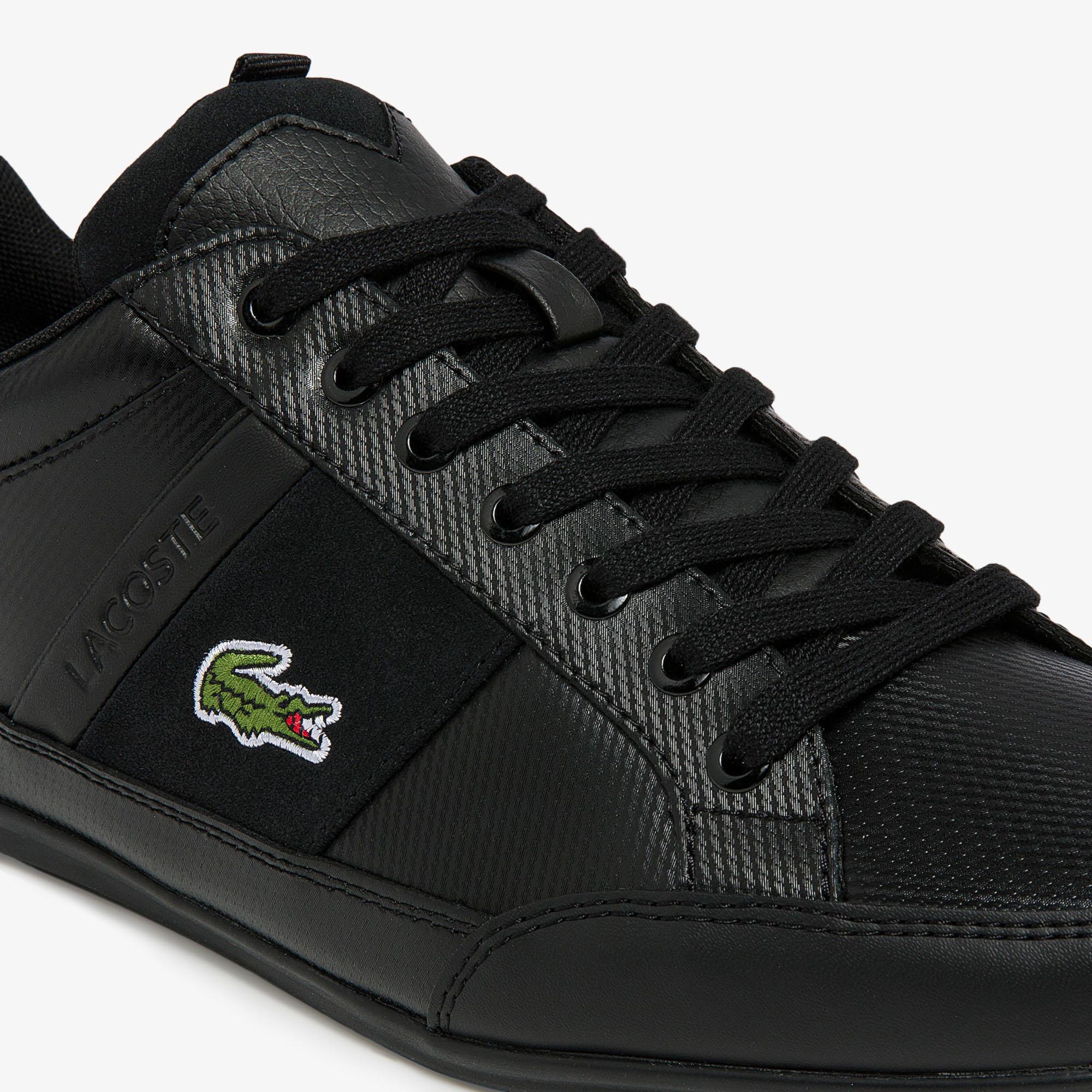 Giày Lacoste Chaymon Bl Leather Tonal Sneakers Nam Đen