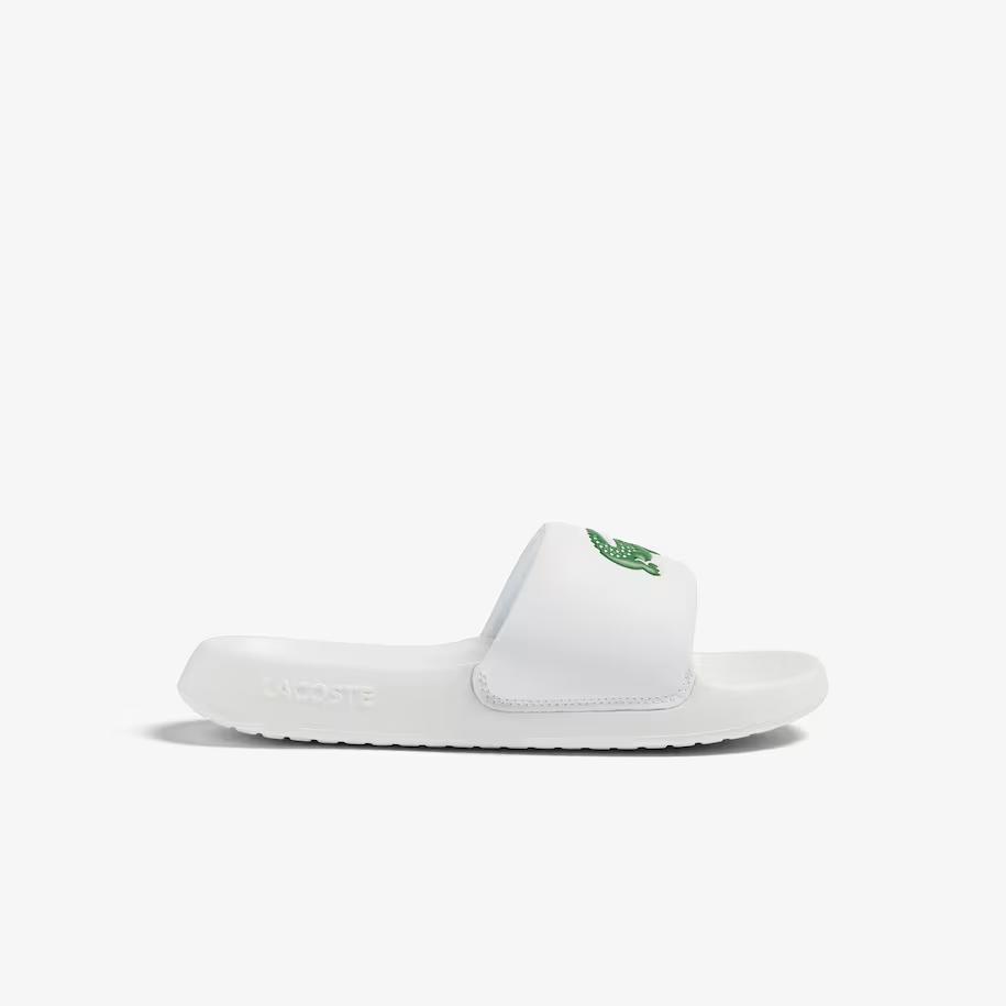 Dép Lacoste Croco 1.0 Slides Nam Trắng