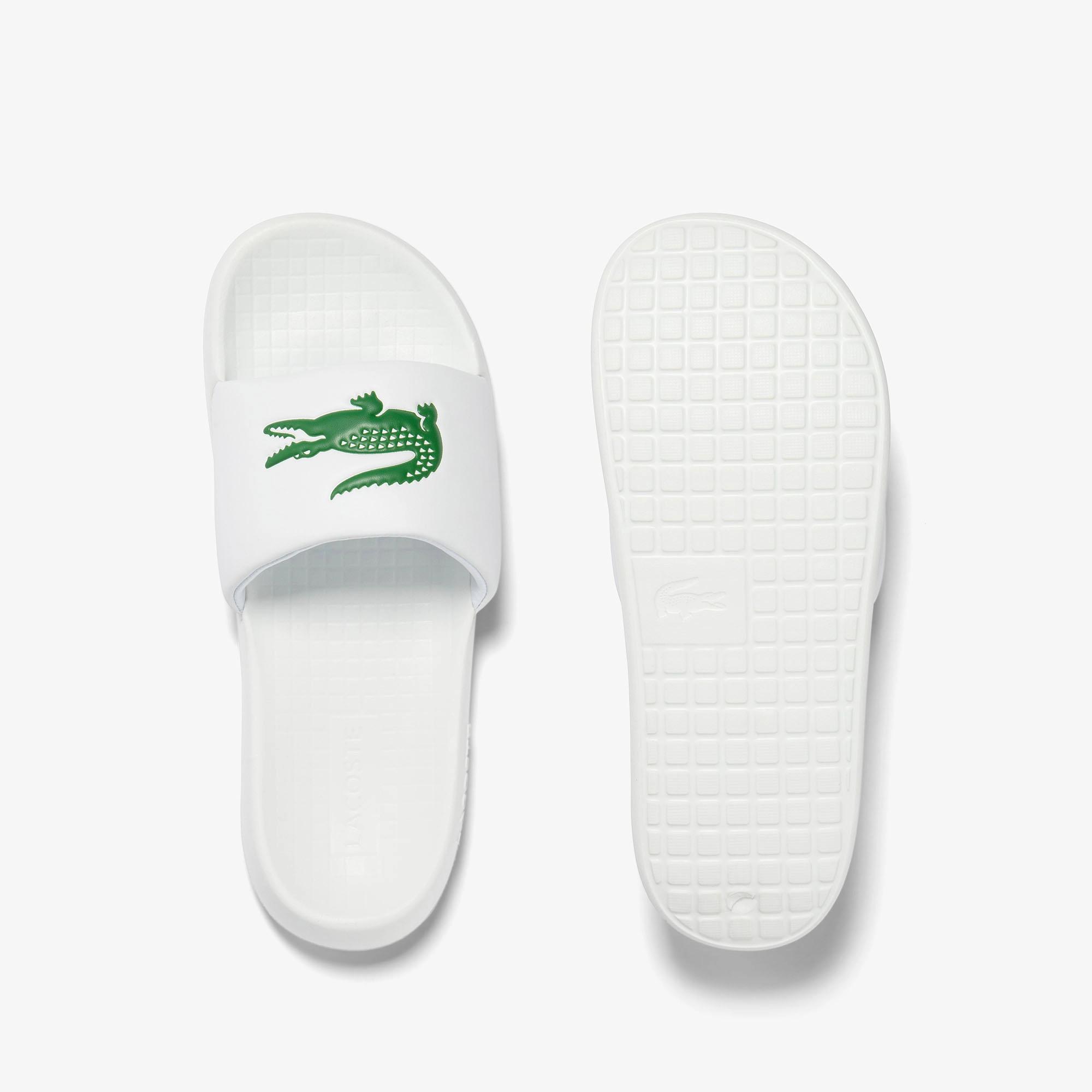 Dép Lacoste Croco 1.0 Slides Nam Trắng