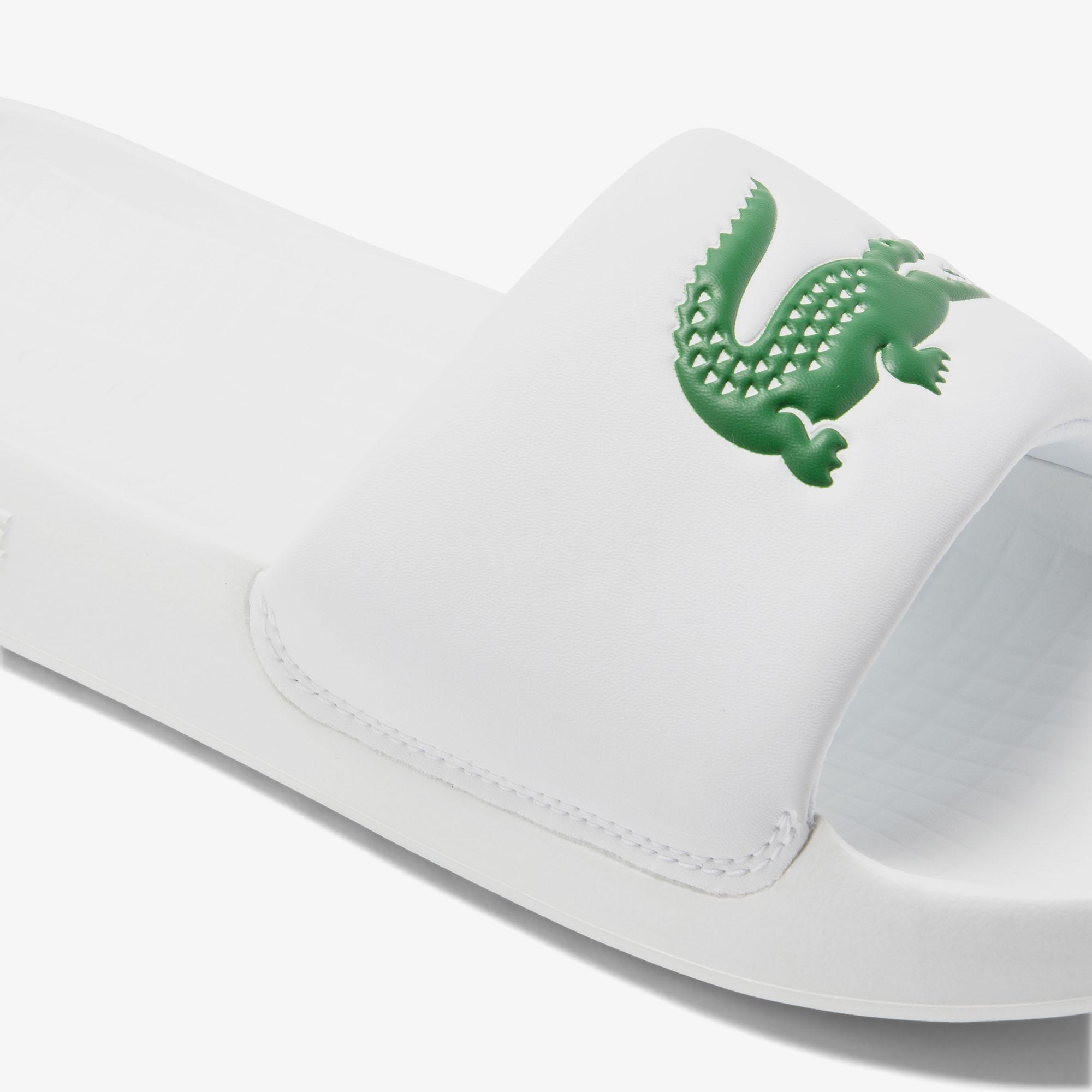 Dép Lacoste Croco 1.0 Slides Nam Trắng