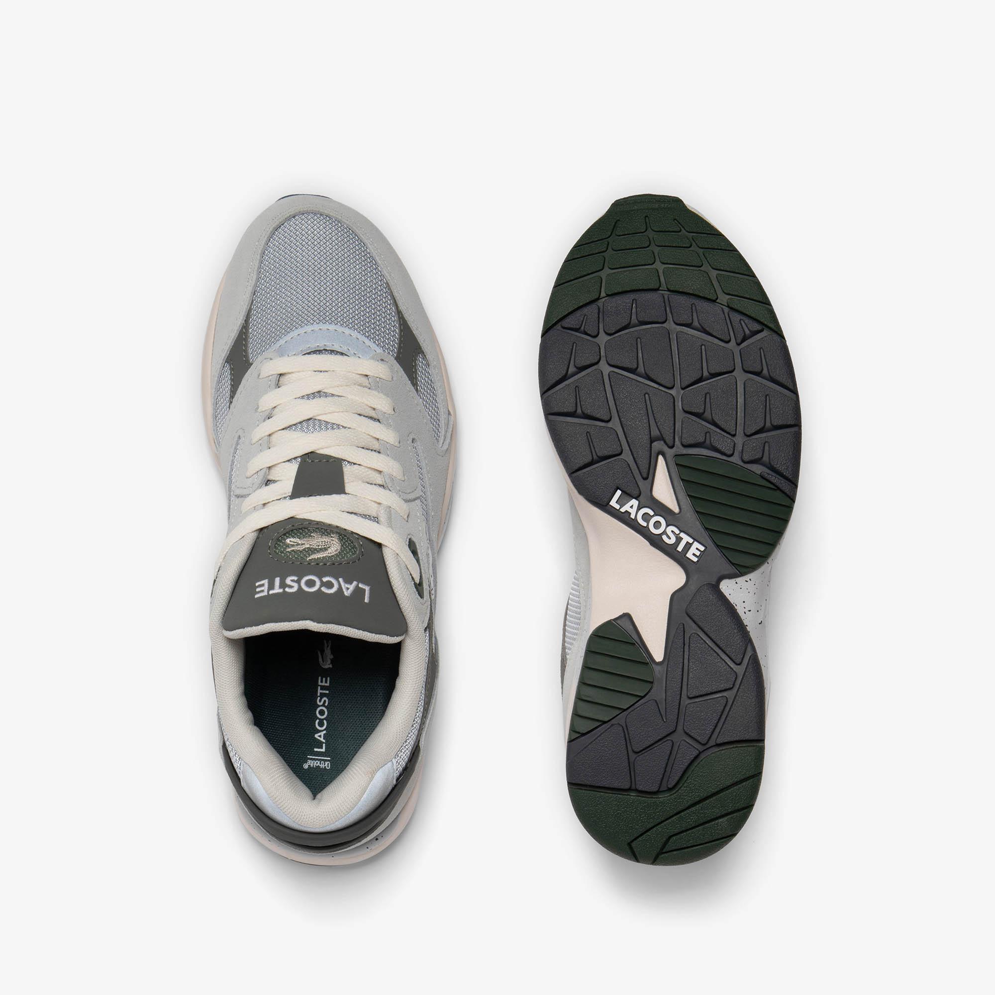 Giày Lacoste Storm 96 Vintage Cashmere Effect Sneakers Nam Xám