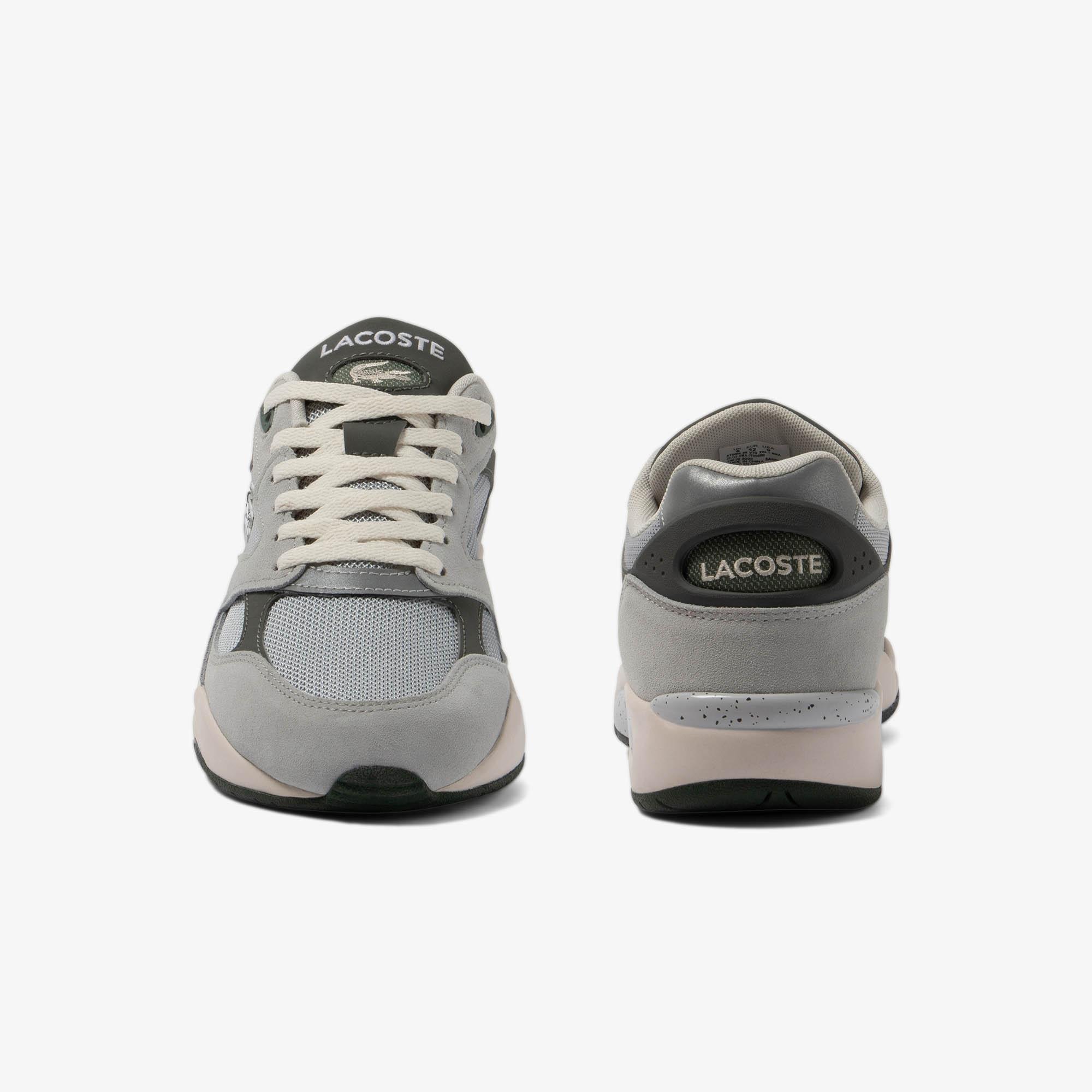 Giày Lacoste Storm 96 Vintage Cashmere Effect Sneakers Nam Xám