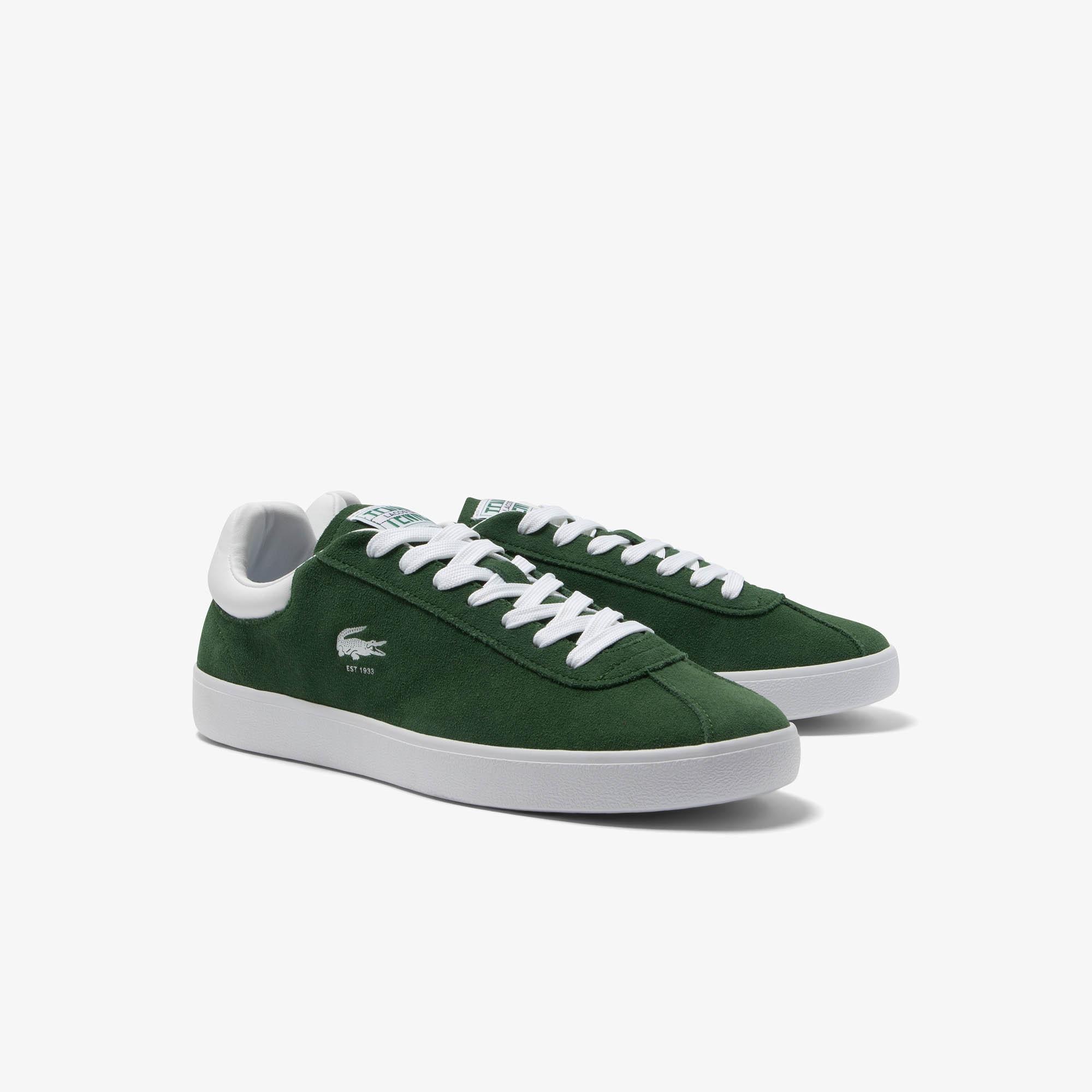 Giày Lacoste Baseshot Suede Sneakers Nam Xanh Đậm