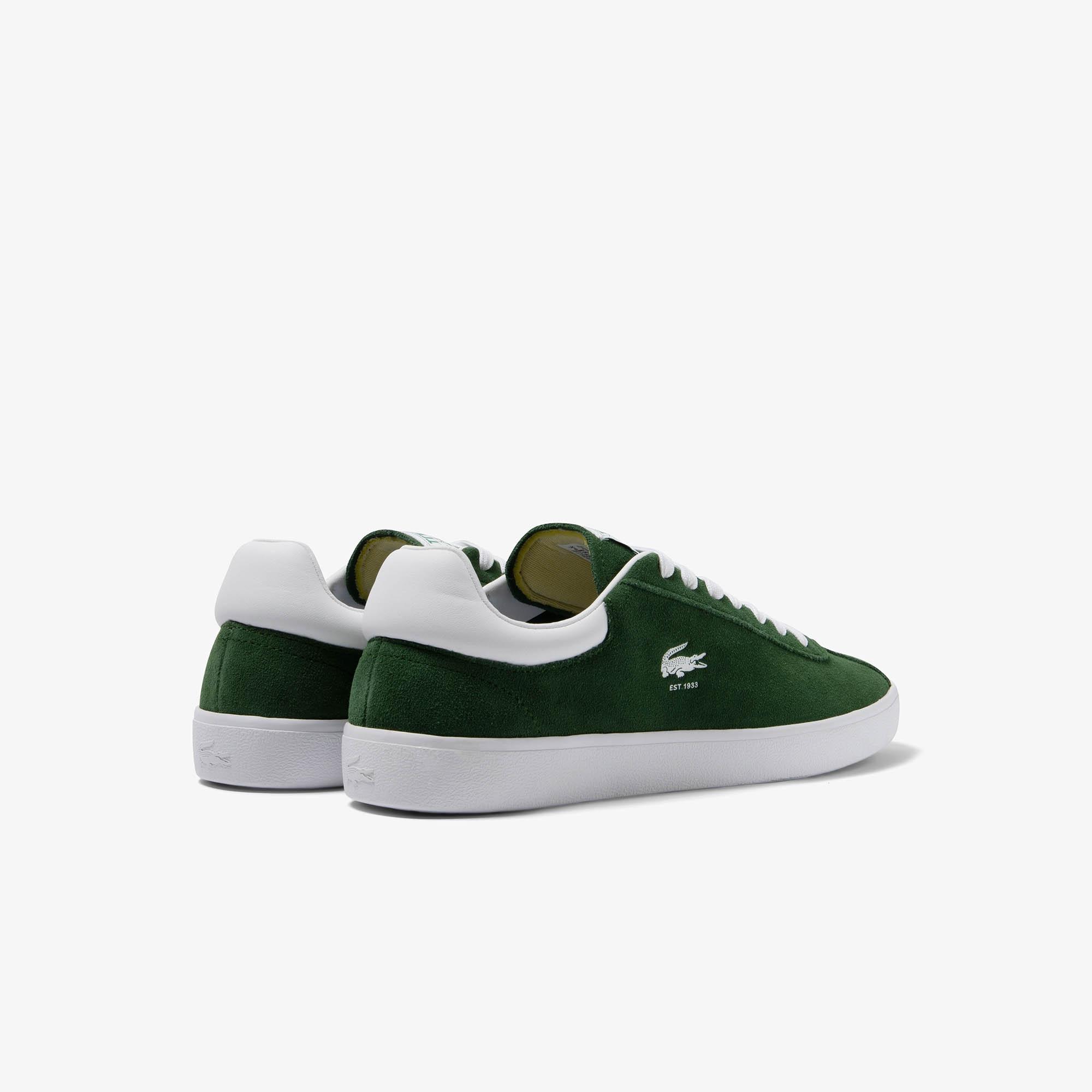 Giày Lacoste Baseshot Suede Sneakers Nam Xanh Đậm