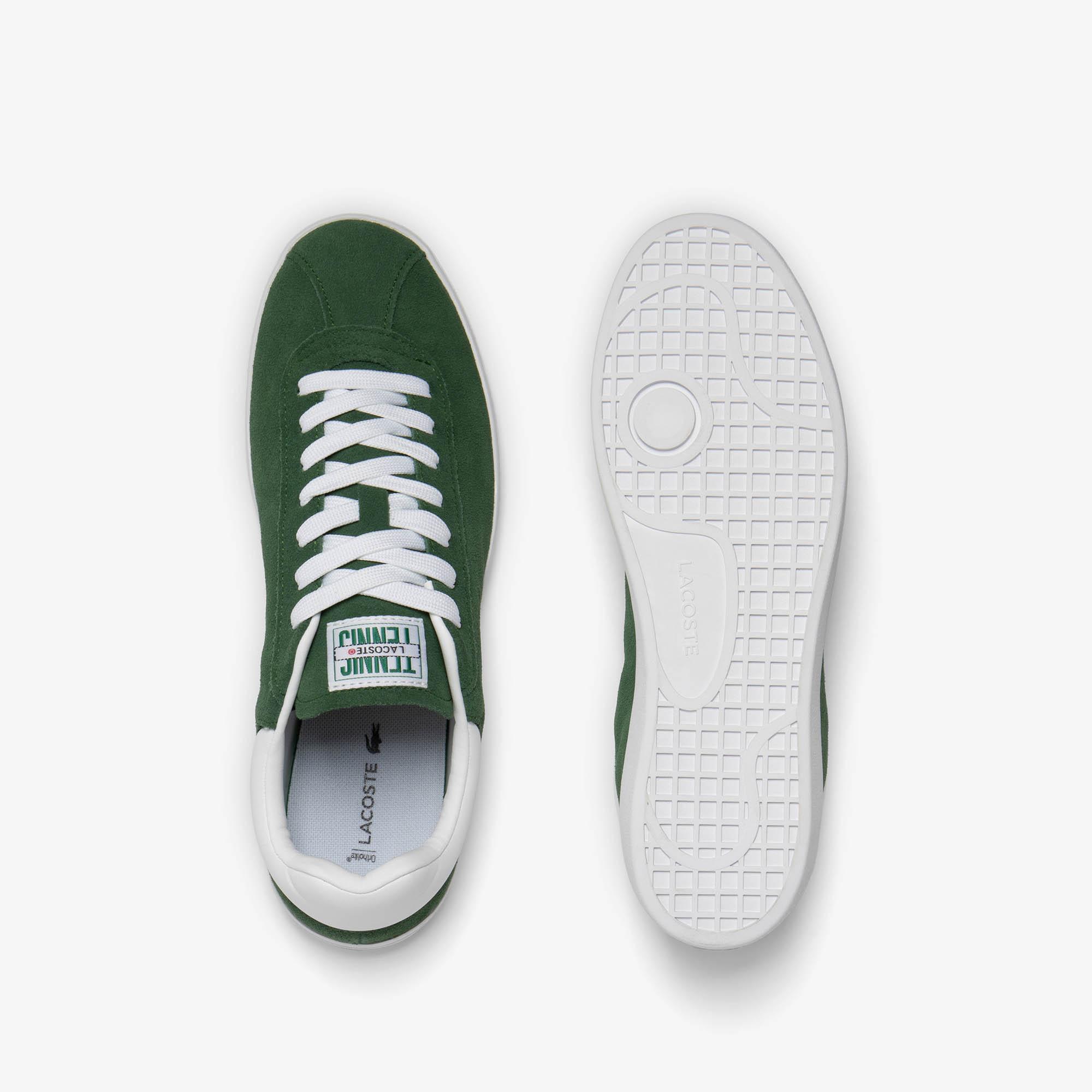 Giày Lacoste Baseshot Suede Sneakers Nam Xanh Đậm