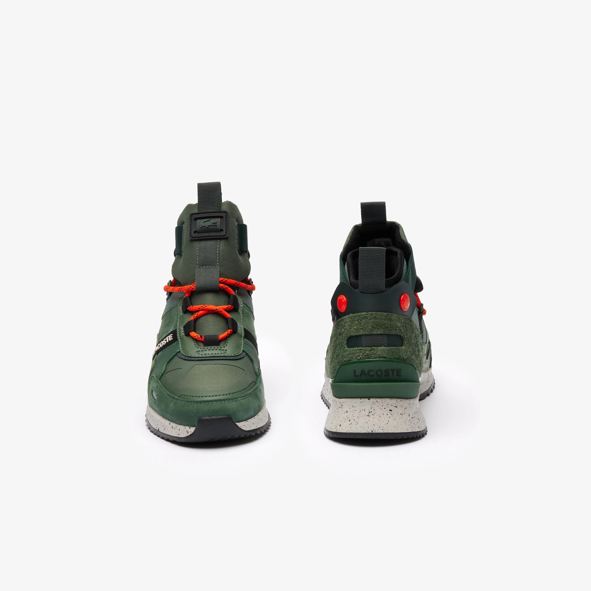 Giày Lacoste Suede Leather Run Breaker Boots Nam Xanh