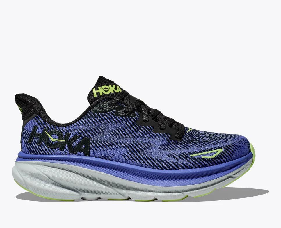 Giày Hoka Clifton 9 Nữ Xanh Đen