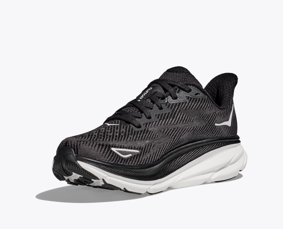 Giày Hoka Clifton 9 Nữ Đen Trắng