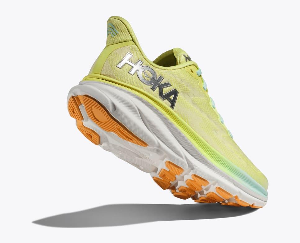 Giày Hoka Clifton 9 Nữ Xanh Vàng