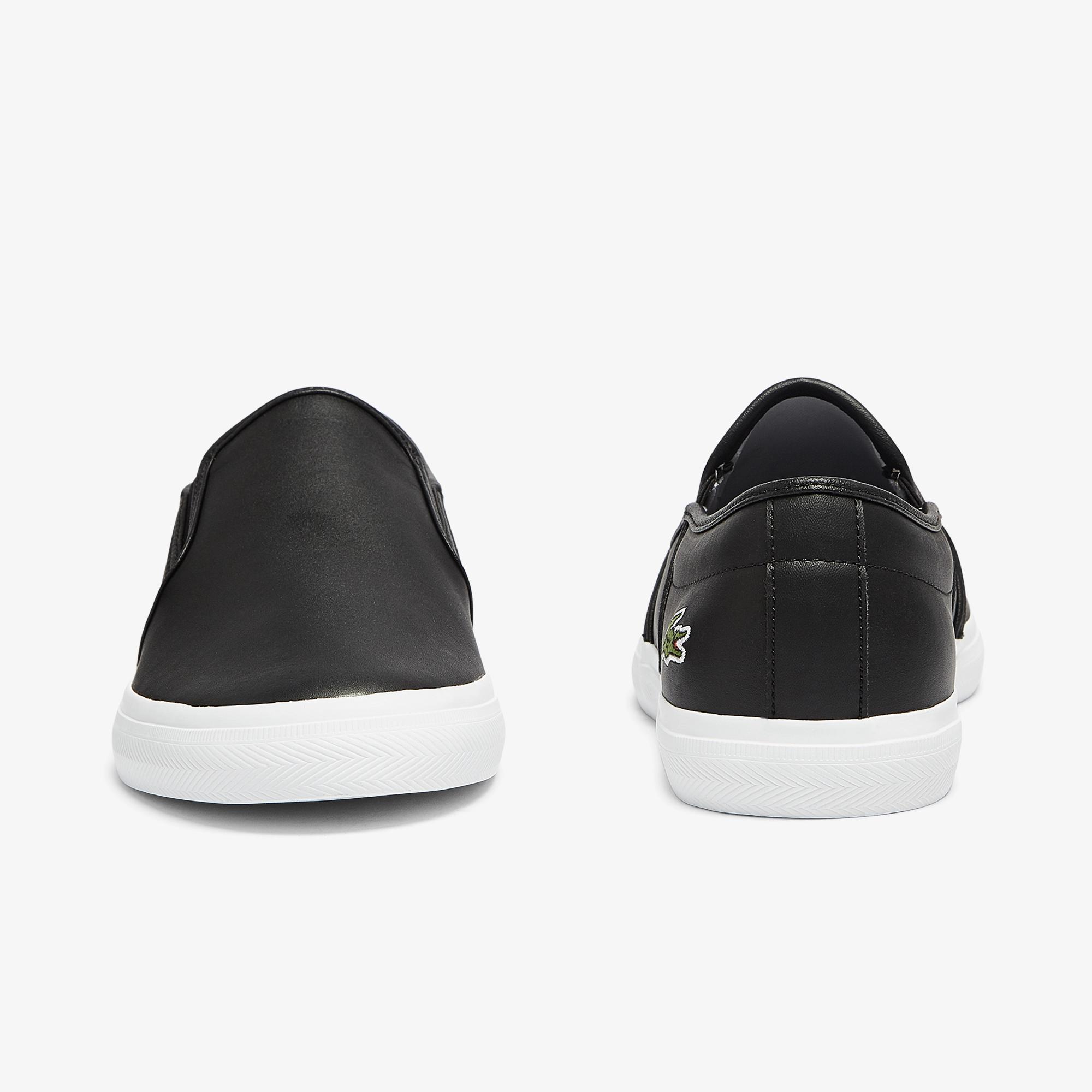 Giày Lacoste Atalya Leather Slip-On Nam Đen Trắng