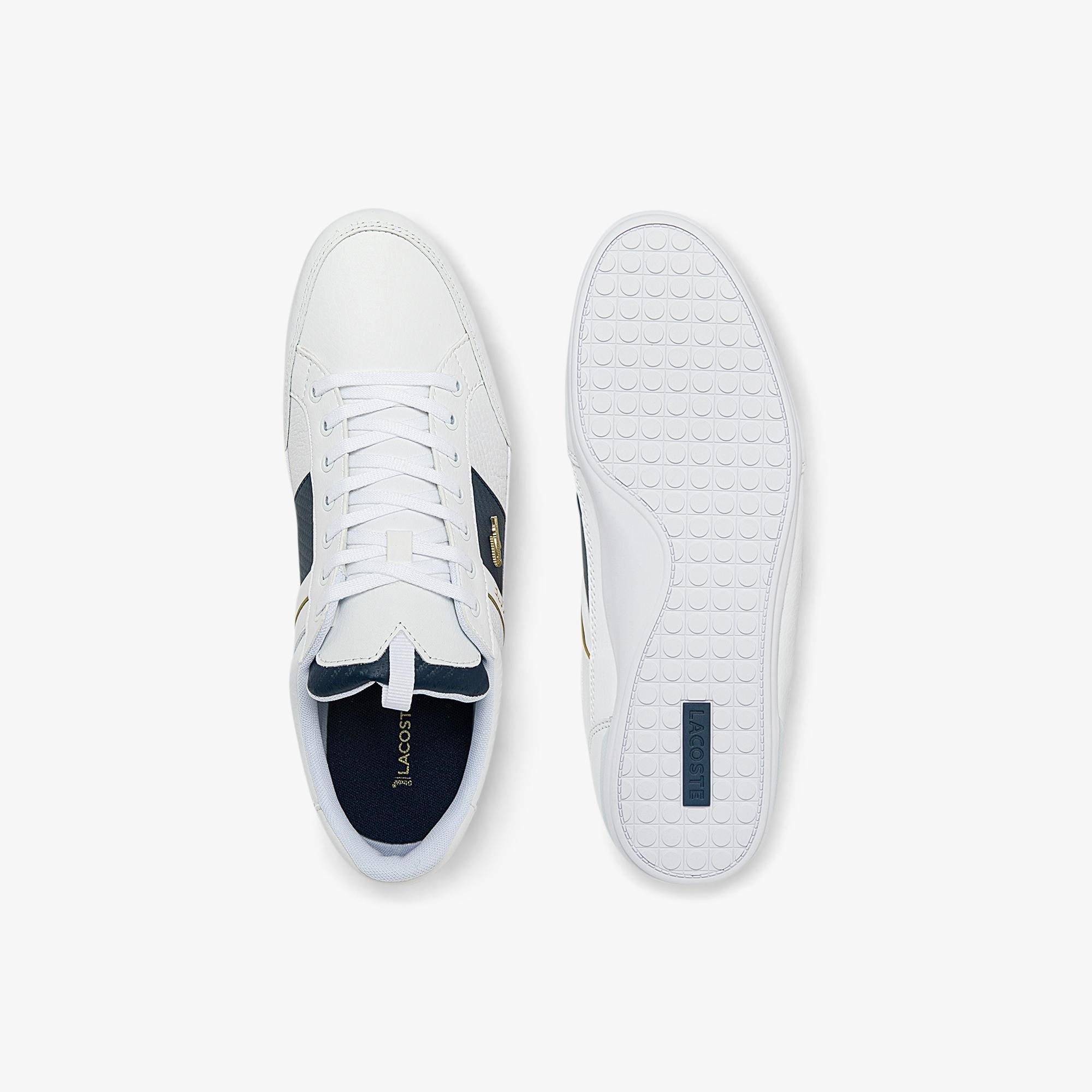 Giày Lacoste Chaymon Leather Sneakers Nam Trắng Xanh