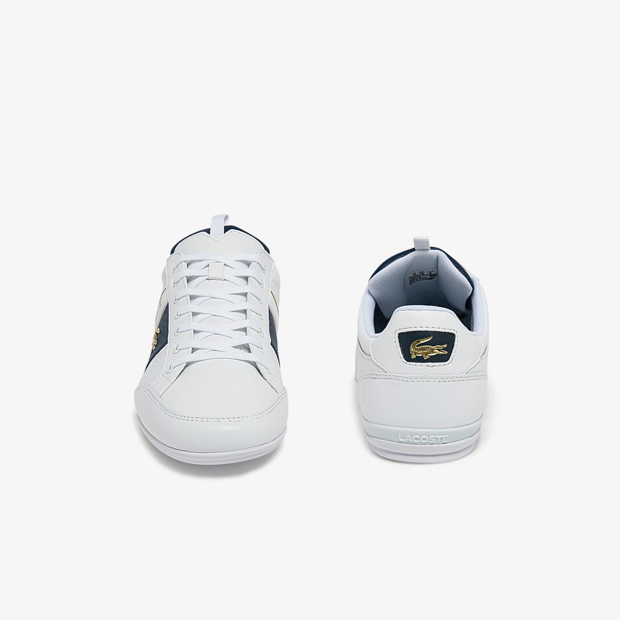 Giày Lacoste Chaymon Leather Sneakers Nam Trắng Xanh