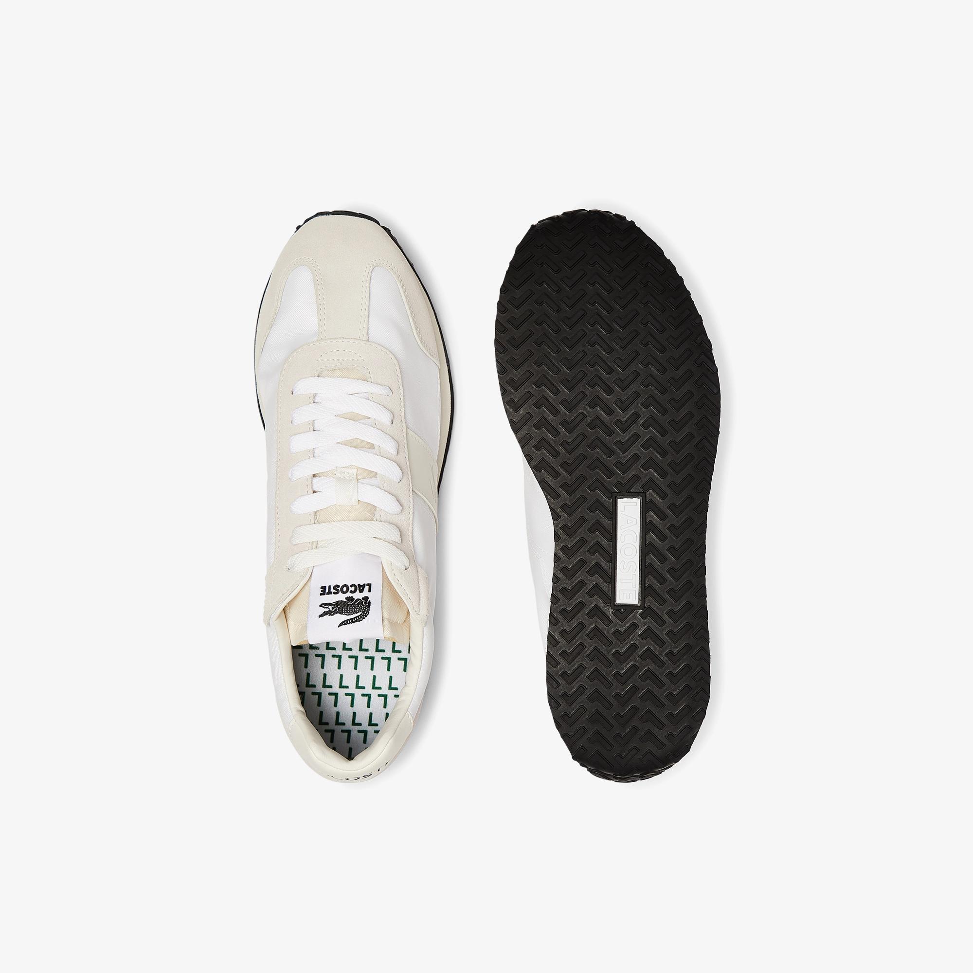 Giày Lacoste Court Pace Textile Sneakers Nam Trắng