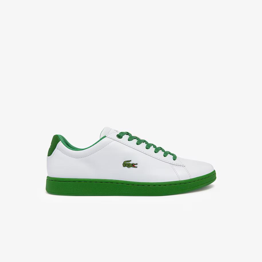 Giày Lacoste Hydez Leather Sneakers Nam Trắng Xanh