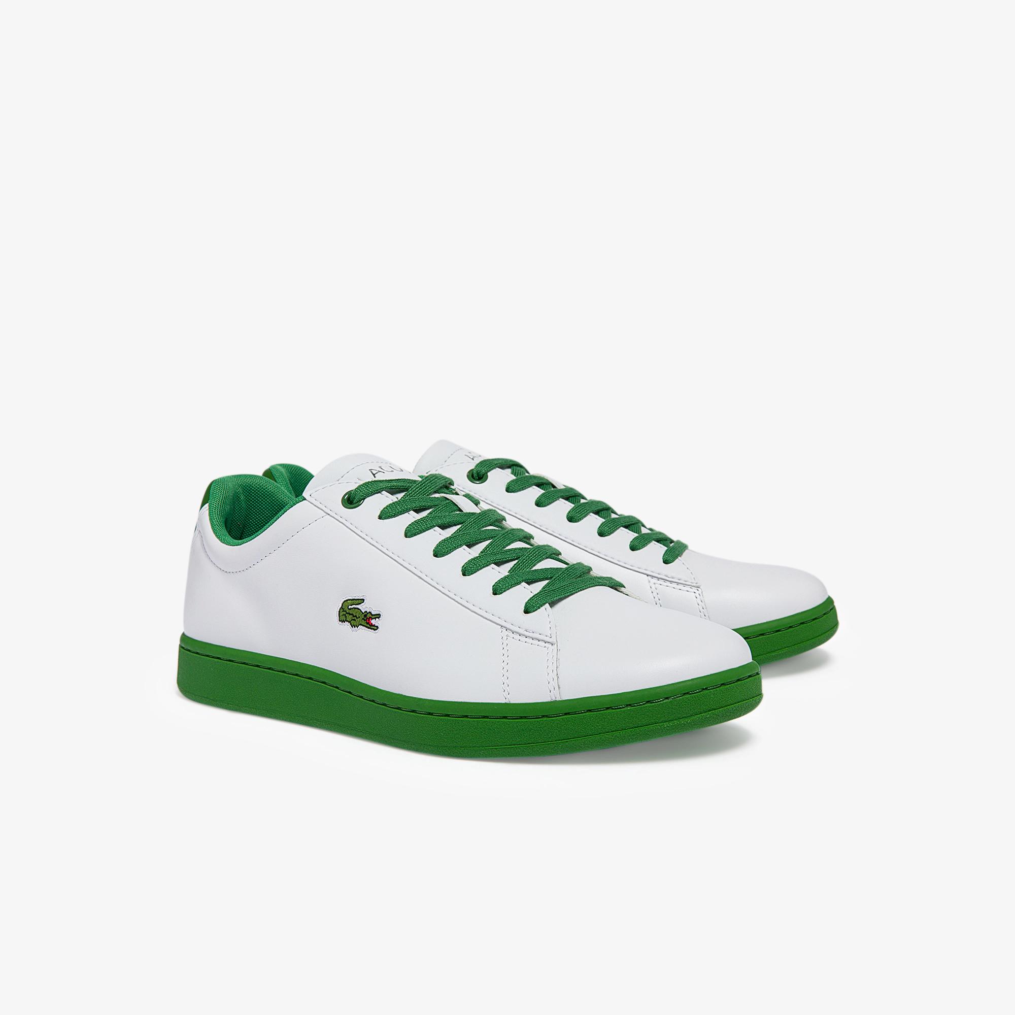 Giày Lacoste Hydez Leather Sneakers Nam Trắng Xanh