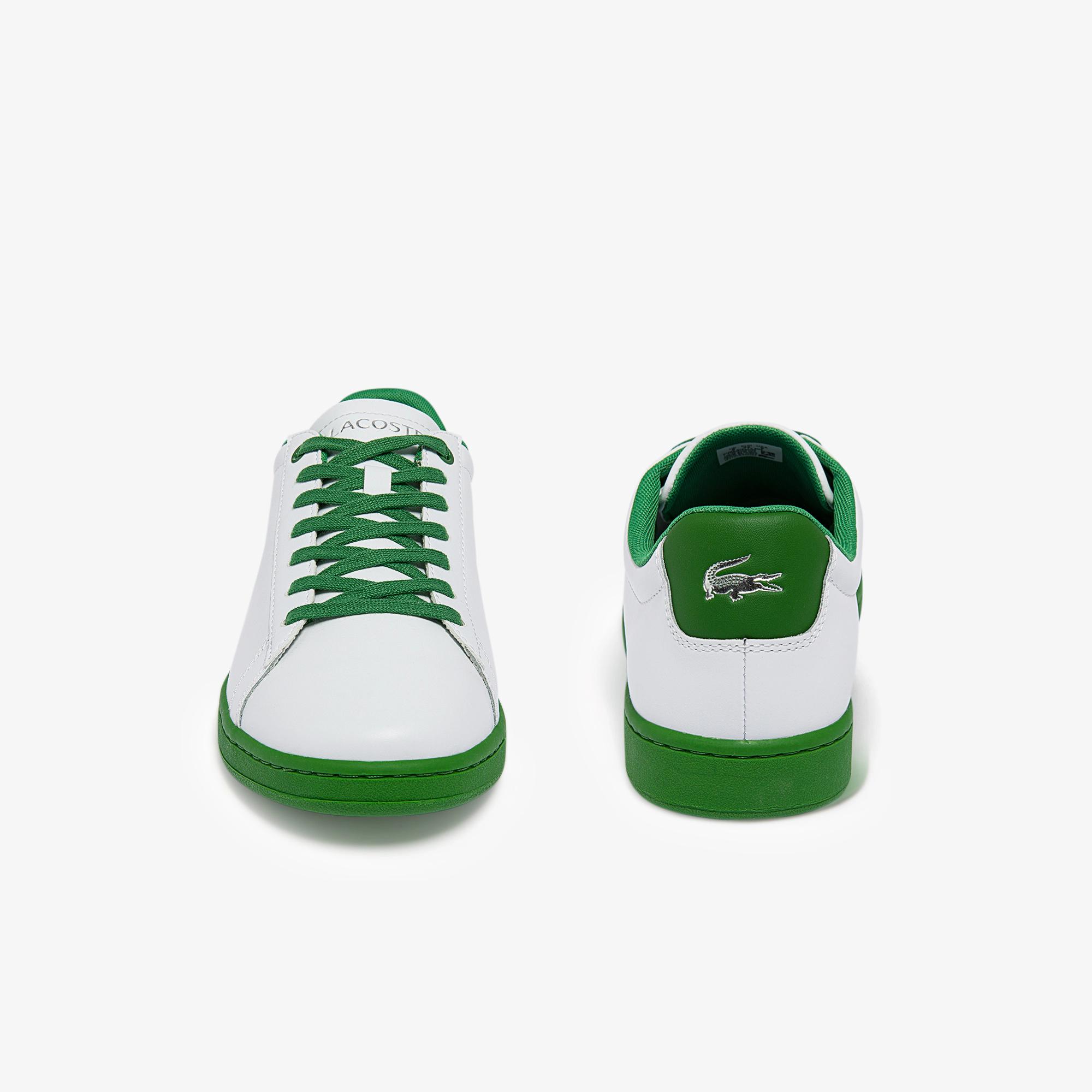 Giày Lacoste Hydez Leather Sneakers Nam Trắng Xanh