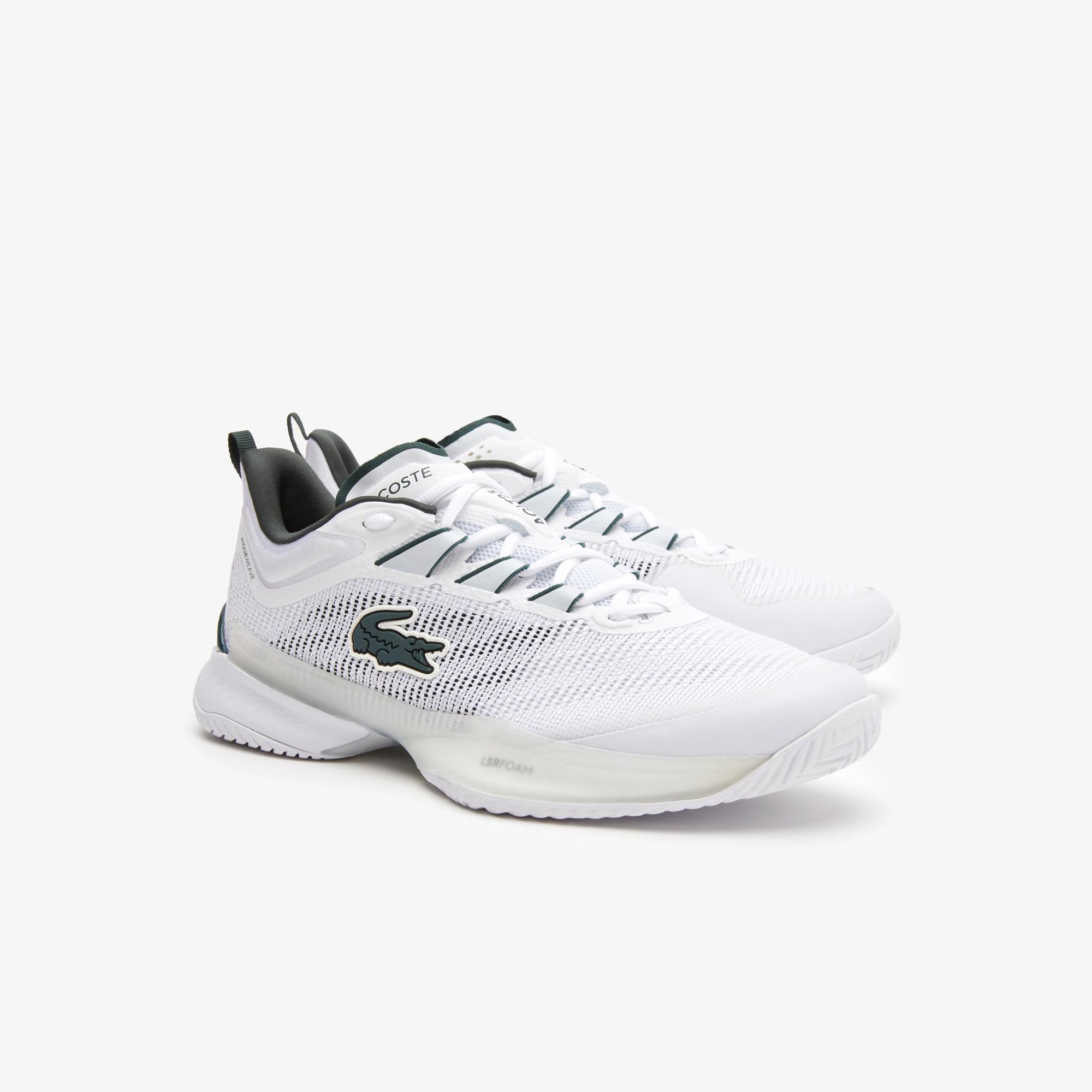 Giày Lacoste Ag-Lt23 Ultra Technical Piqué Tennis Shoes Nam Trắng Xanh