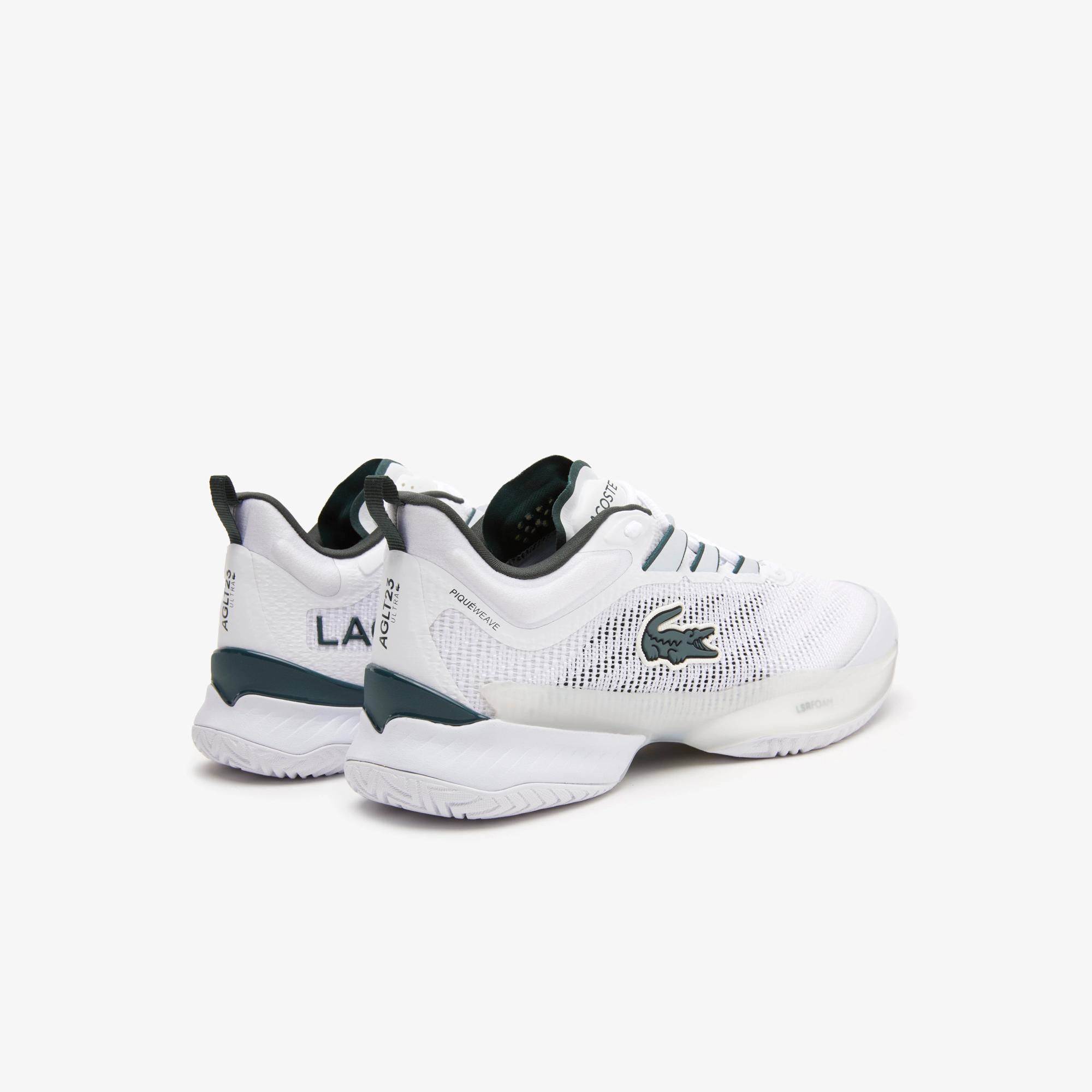 Giày Lacoste Ag-Lt23 Ultra Technical Piqué Tennis Shoes Nam Trắng Xanh