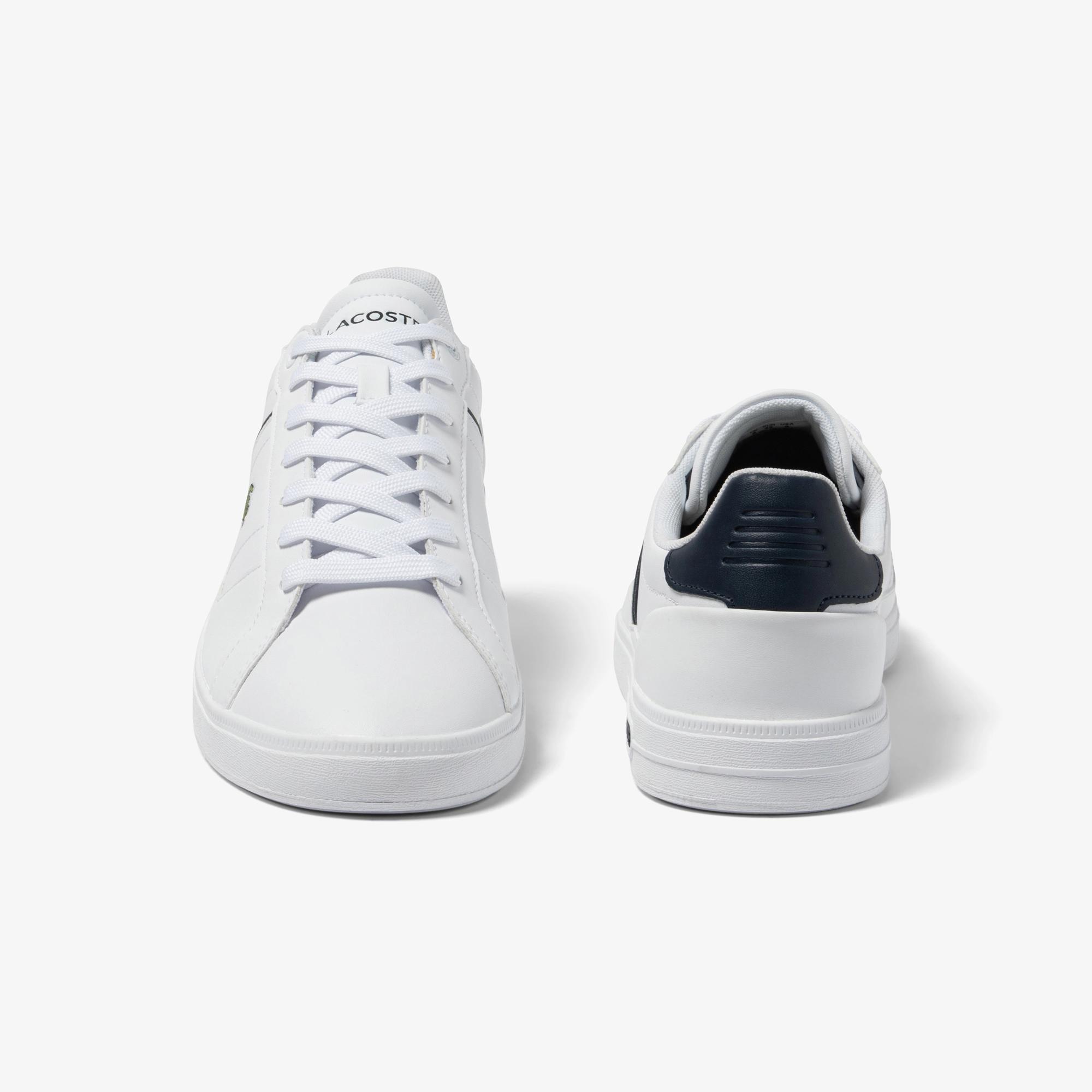 Giày Lacoste Europa Pro Leather Sneakers Nam Trắng Đen