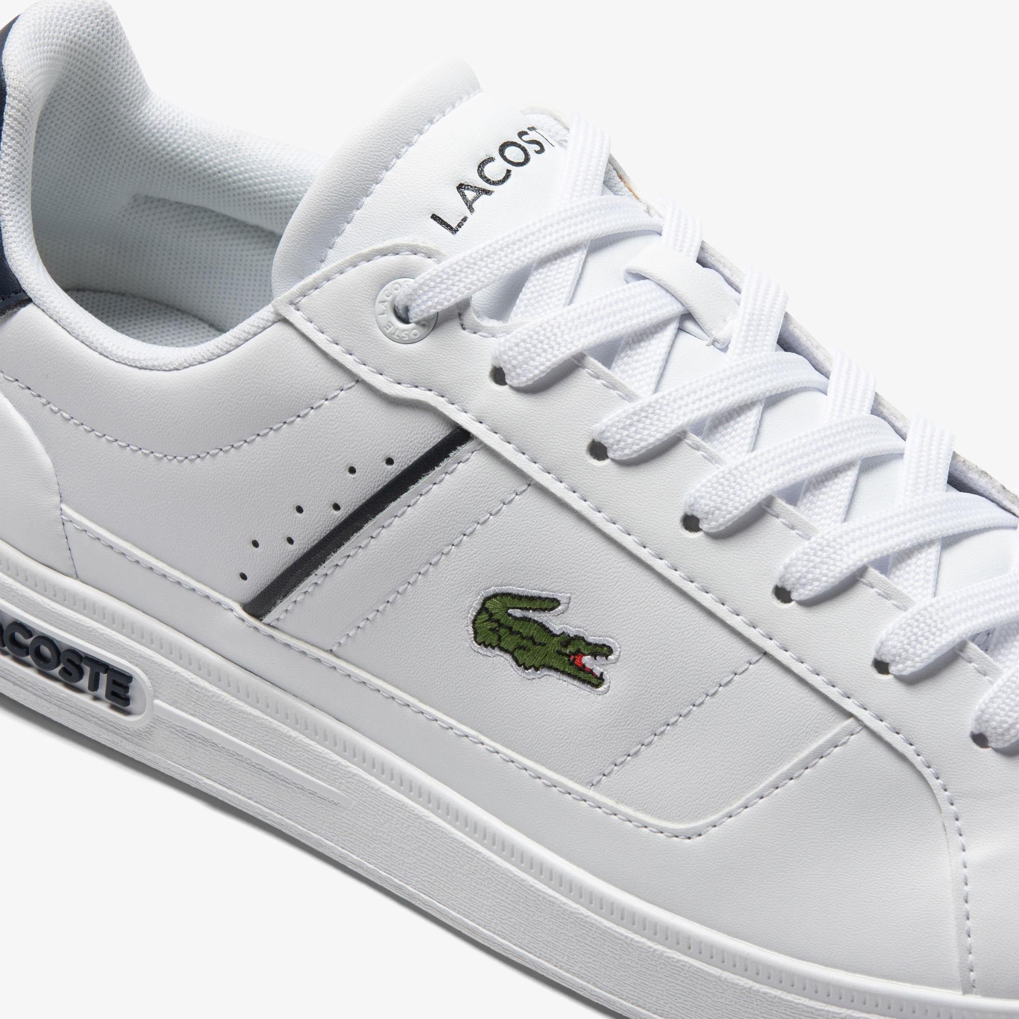 Giày Lacoste Europa Pro Leather Sneakers Nam Trắng Đen