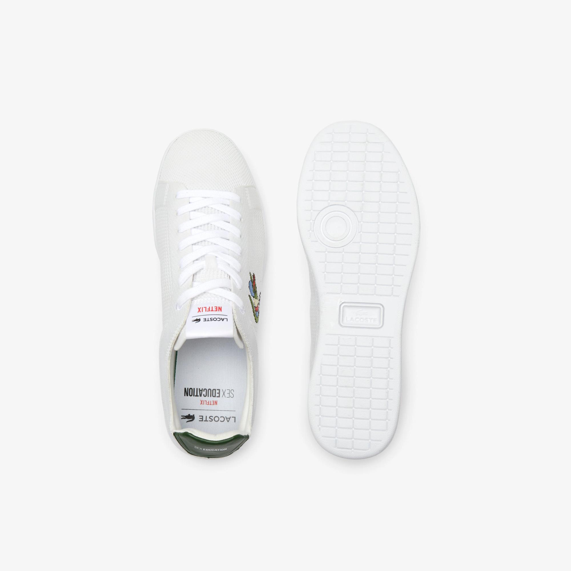 Giày Lacoste Lacoste X Netflix Sex Education Carnaby Piquée Sneakers Nam Trắng