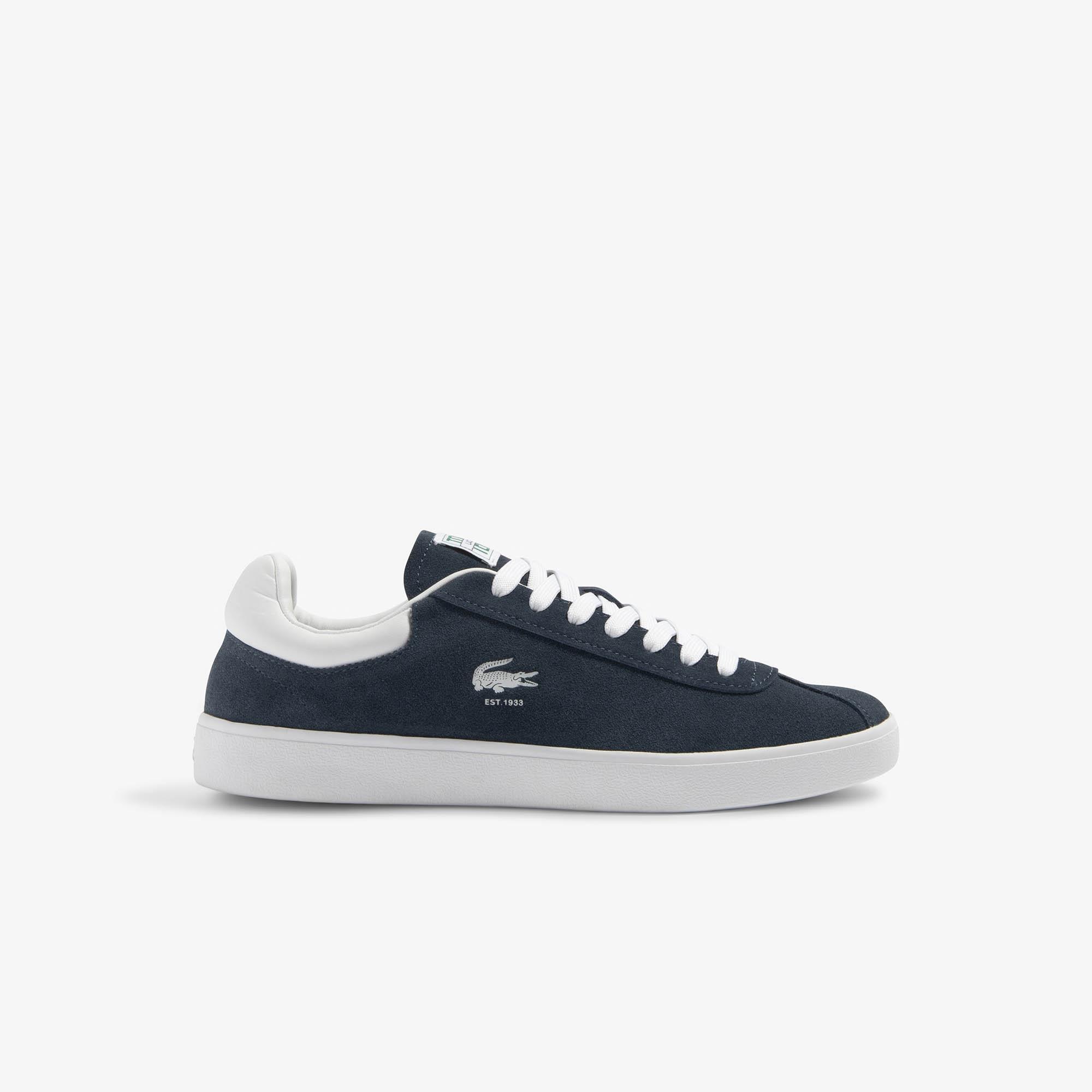 Giày Lacoste Baseshot Suede Sneakers Nam Xanh Trắng