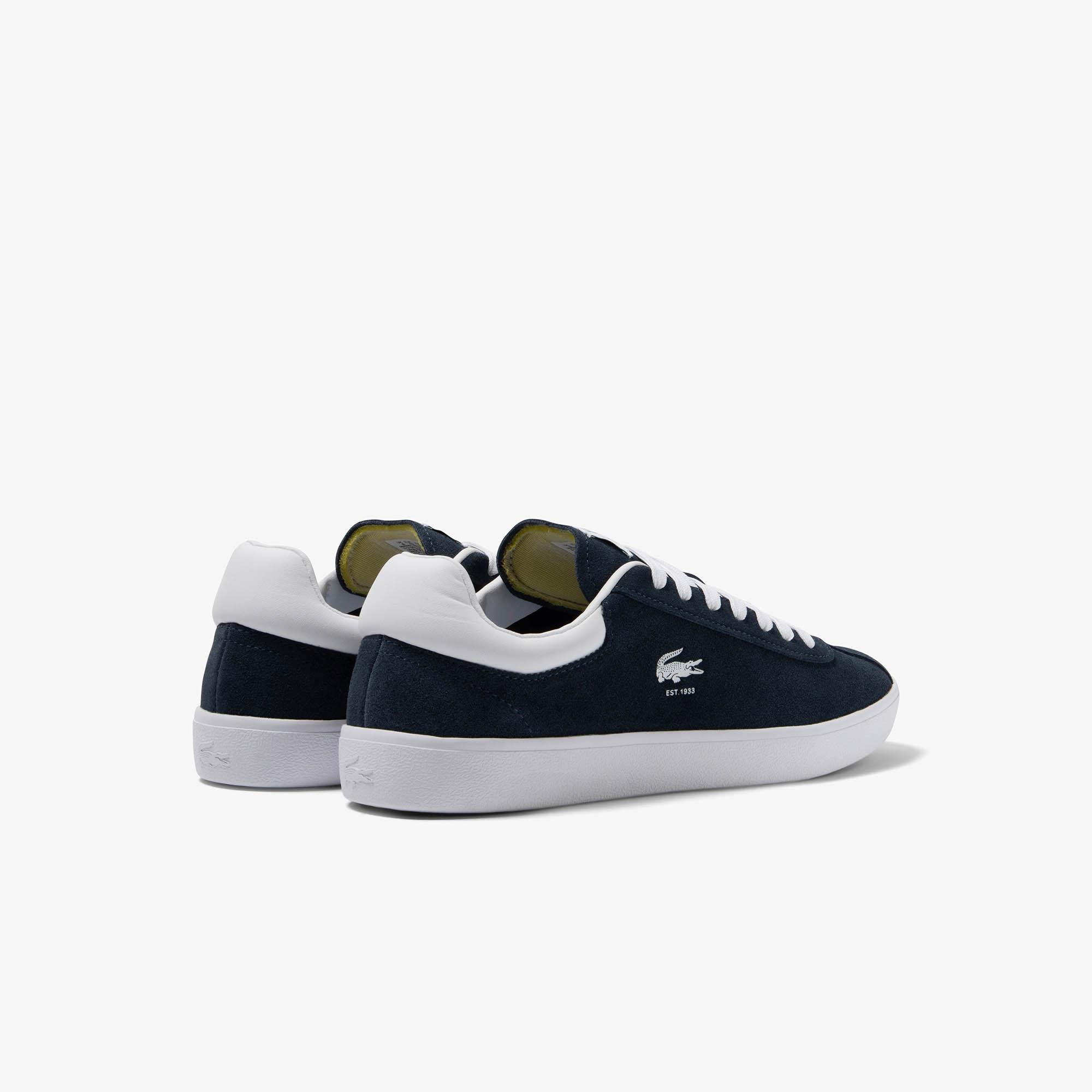 Giày Lacoste Baseshot Suede Sneakers Nam Xanh Trắng