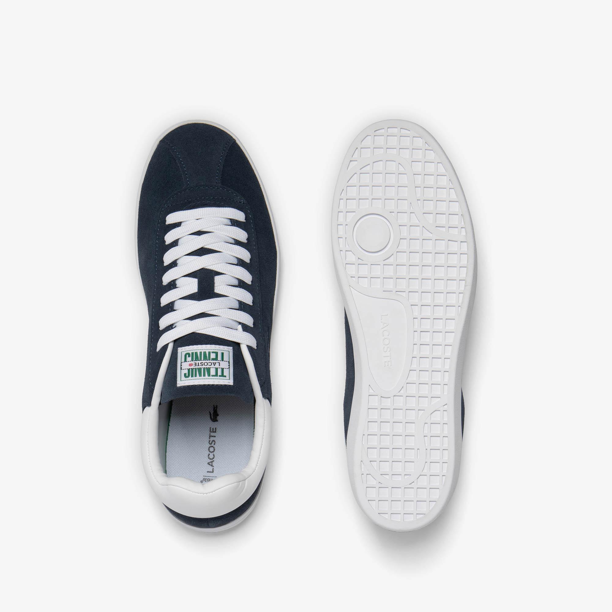 Giày Lacoste Baseshot Suede Sneakers Nam Xanh Trắng