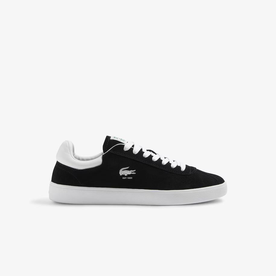 Giày Lacoste Baseshot Suede Sneakers Nam Đen Trắng