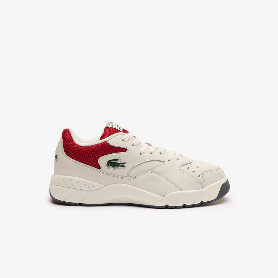 Giày Lacoste Aceline 96 Leather Sneakers Nam Trắng Đỏ