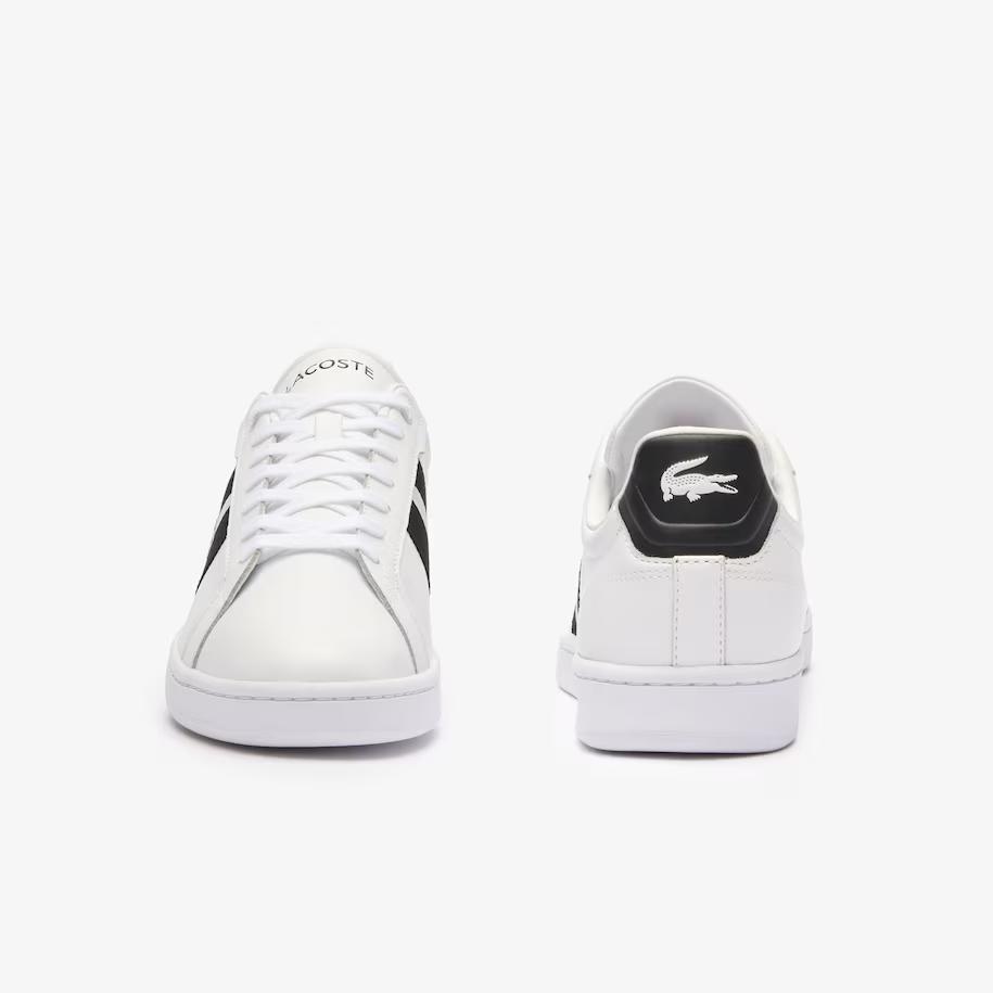 Giày Lacoste Carnaby Pro Cgr Bar Leather Sneakers Nam Trắng Đen