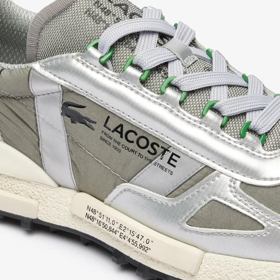 Giày Lacoste Elite Active Elevated Sports Pack Sneakers Nam Xám