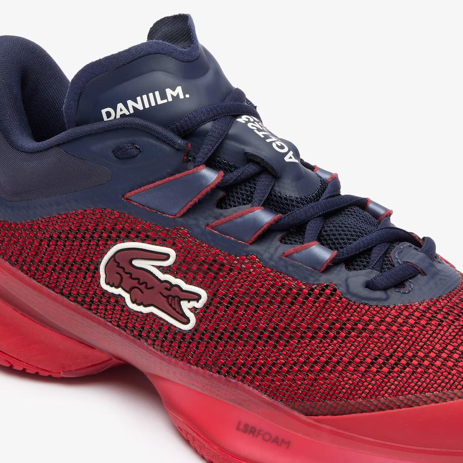 Giày Lacoste Daniil Medvedev Ag-Lt23 Ultra Tennis Shoes Nam Đỏ Xanh