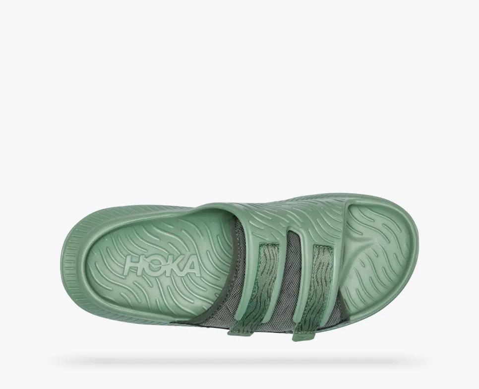 Dép Hoka Ora Luxe Nữ Xanh Lá