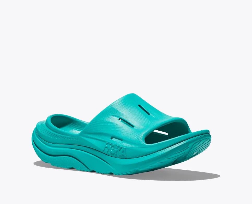 Dép Hoka Ora Recovery Slide 3 Nữ Xanh Mint