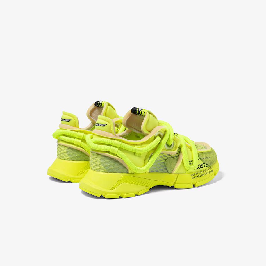 Giày Lacoste L003 Active Runway Sneakers Nam Vàng Neon