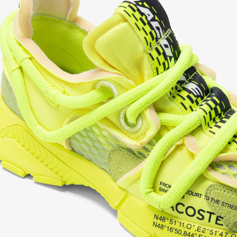Giày Lacoste L003 Active Runway Sneakers Nam Vàng Neon