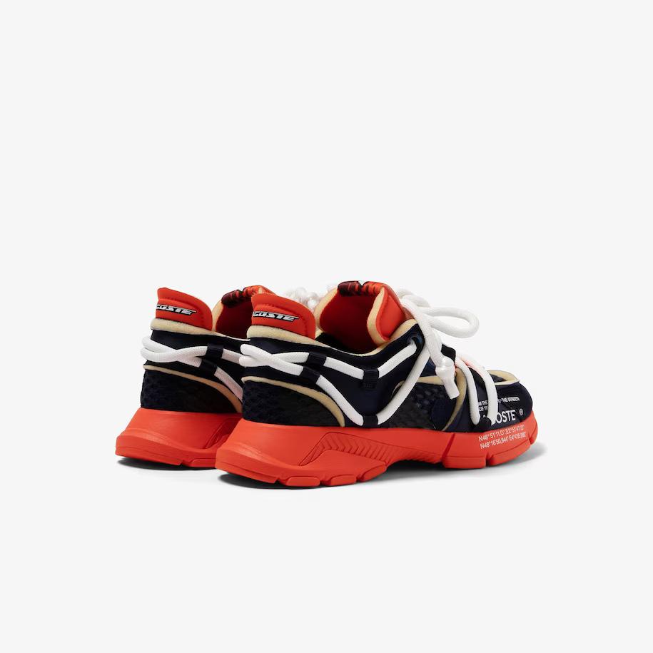 Giày Lacoste L003 Active Runway Textile Sneakers Nam Xanh Cam
