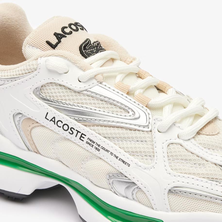 Giày Lacoste Carnaby Piqué Heel-Pop Sneakers Nữ Trắng Xanh