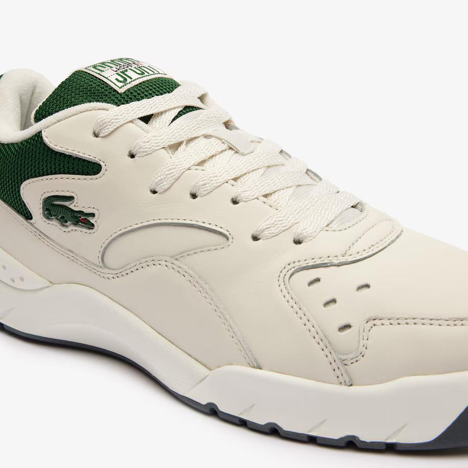 Giày Lacoste Aceline 96 Leather Sneakers Nam Trắng Xanh
