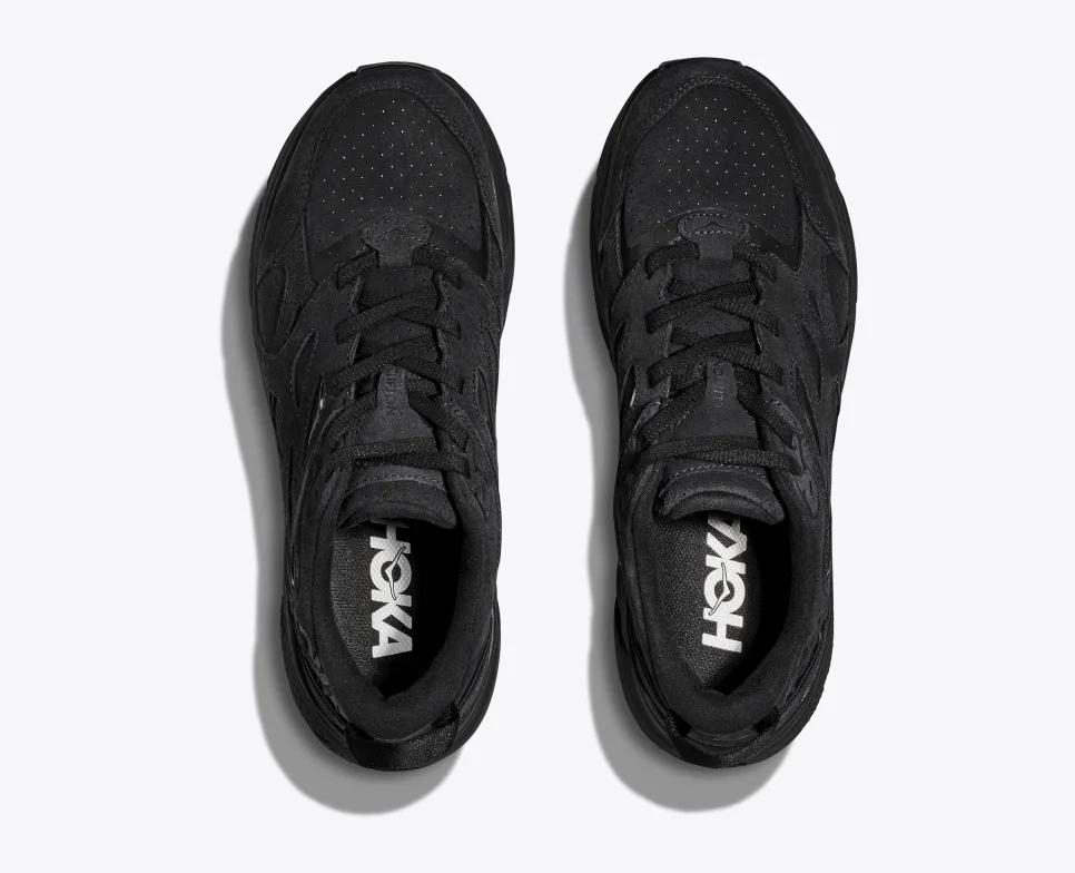 Giày Hoka Clifton L Suede Nữ Đen