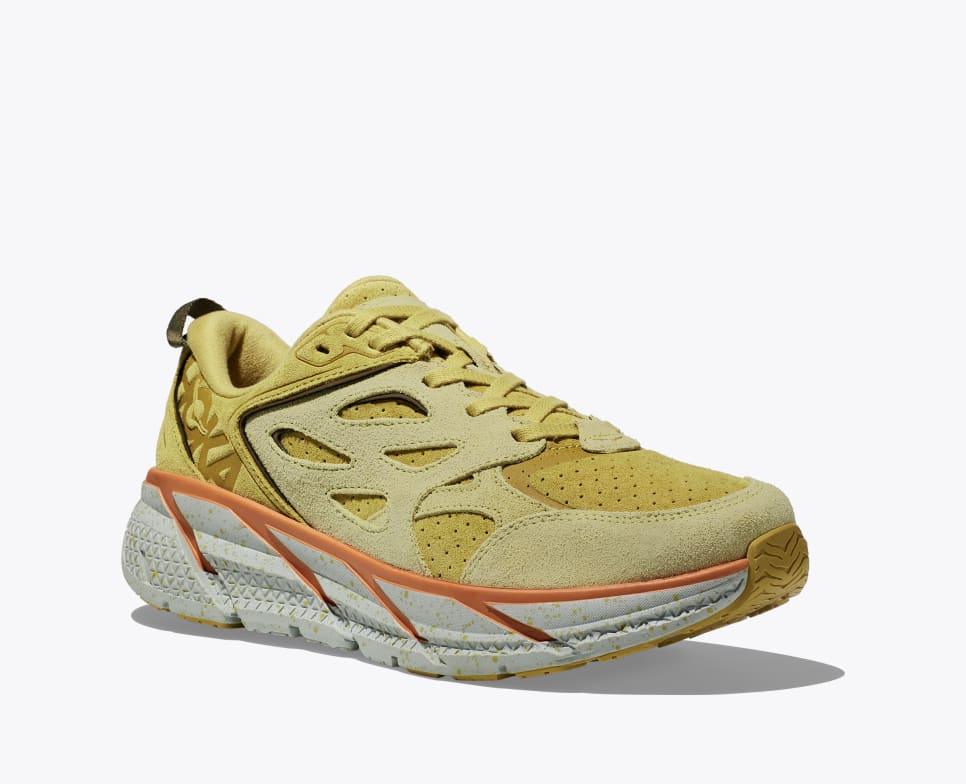 Giày Hoka Clifton L Suede Nữ Vàng