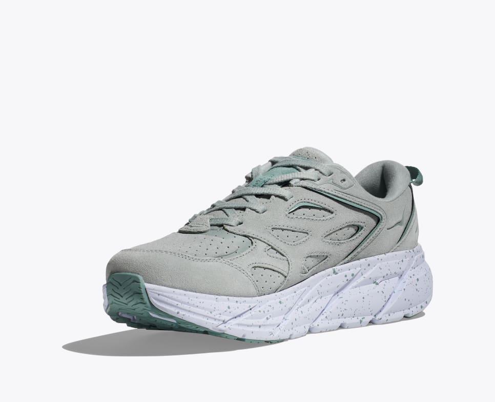 Giày Hoka Clifton L Suede Nữ Xám