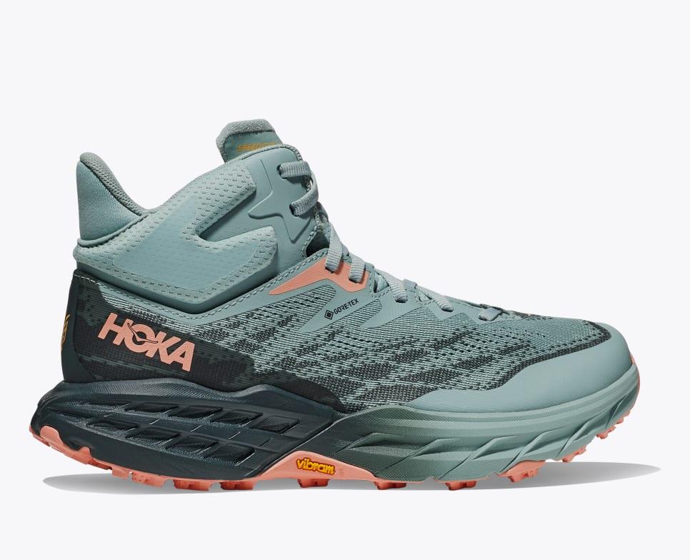 Giày Hoka Speedgoat 5 Mid Gtx Nữ Xanh Lá