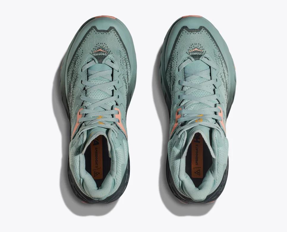 Giày Hoka Speedgoat 5 Mid Gtx Nữ Xanh Lá