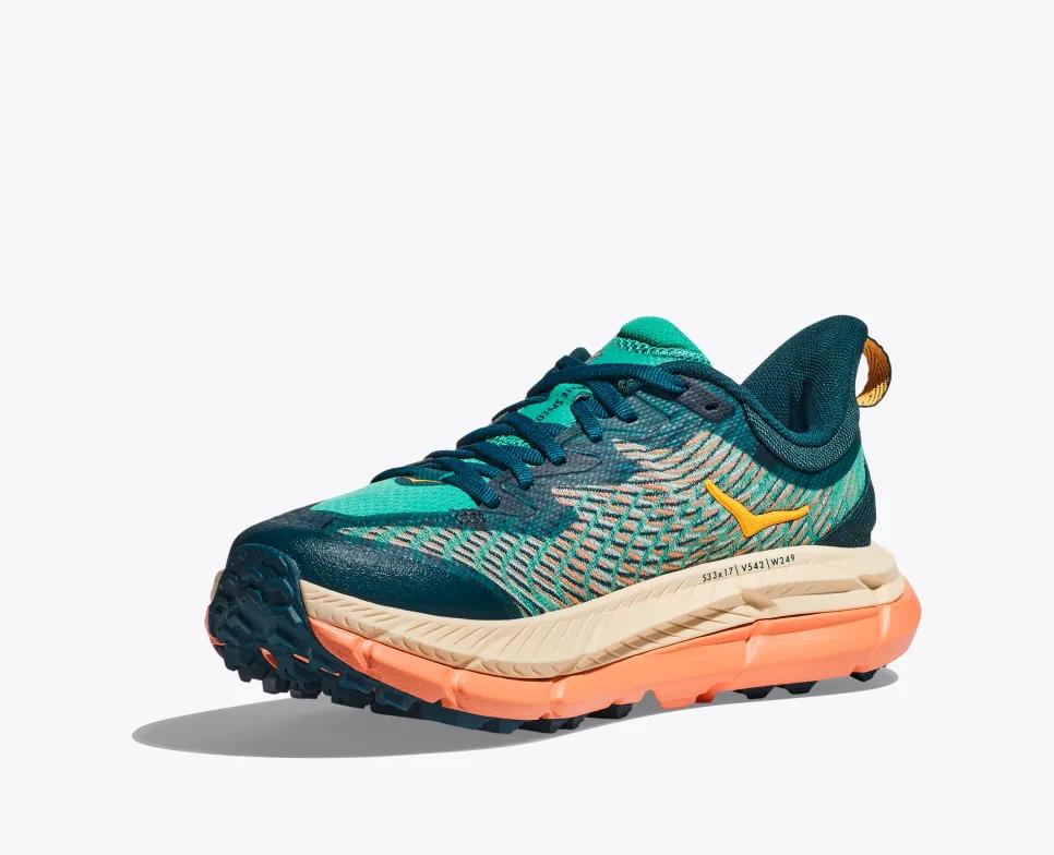 Giày Hoka Mafate Speed 4 Nữ Xanh Lá