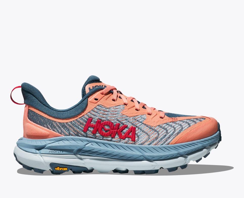 Giày Hoka Mafate Speed 4 Nữ Xanh Cam